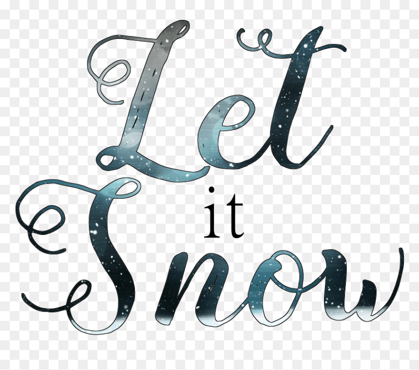 Calligraphy, HD Png Download - snow png