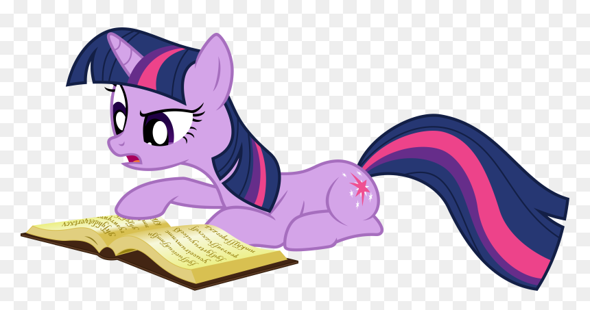 Twilight Sparkle Reading A Book, HD Png Download - sparkle png