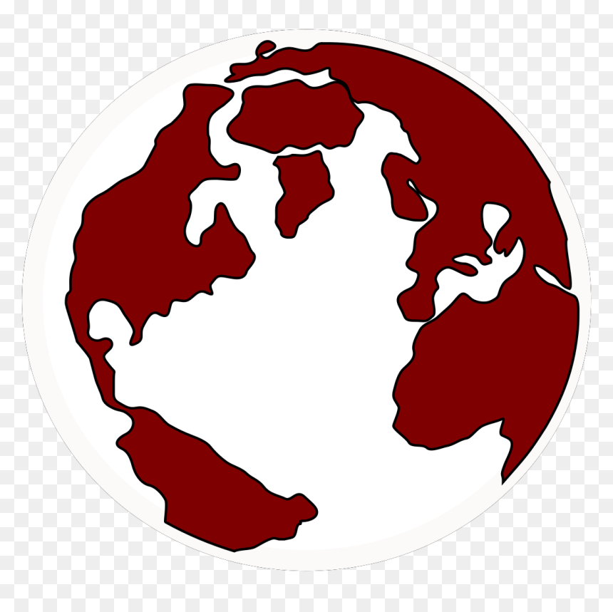 Globe Orange, HD Png Download - earth png