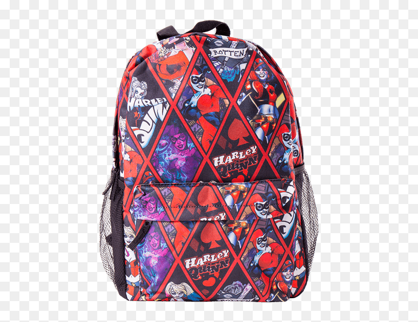 Harley Quinn Backpack, HD Png Download - diamond png