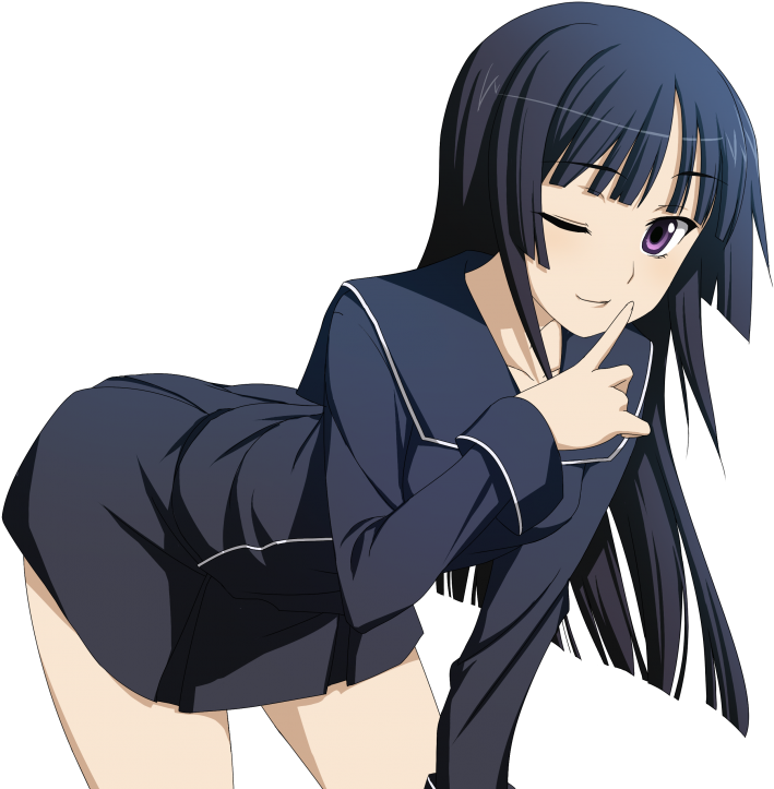 Download Anime Girl Transparent Background, HD Png Download - vhv