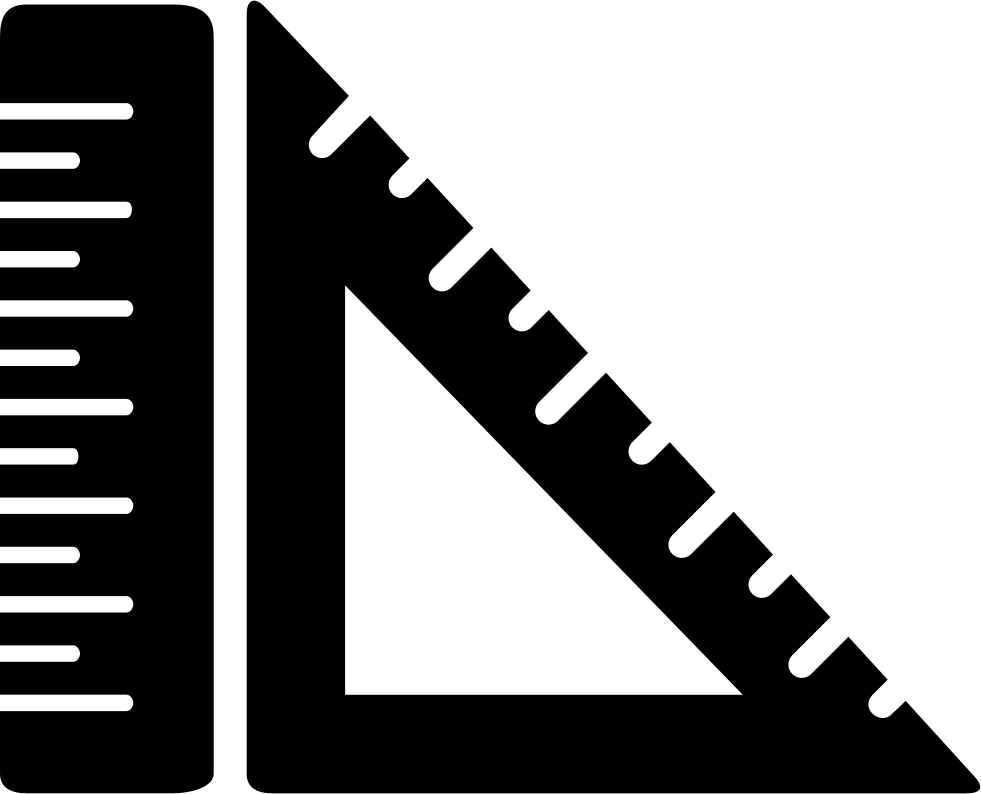 Download And Measuring Tools Svg - Square And Ruler Png, Transparent ...