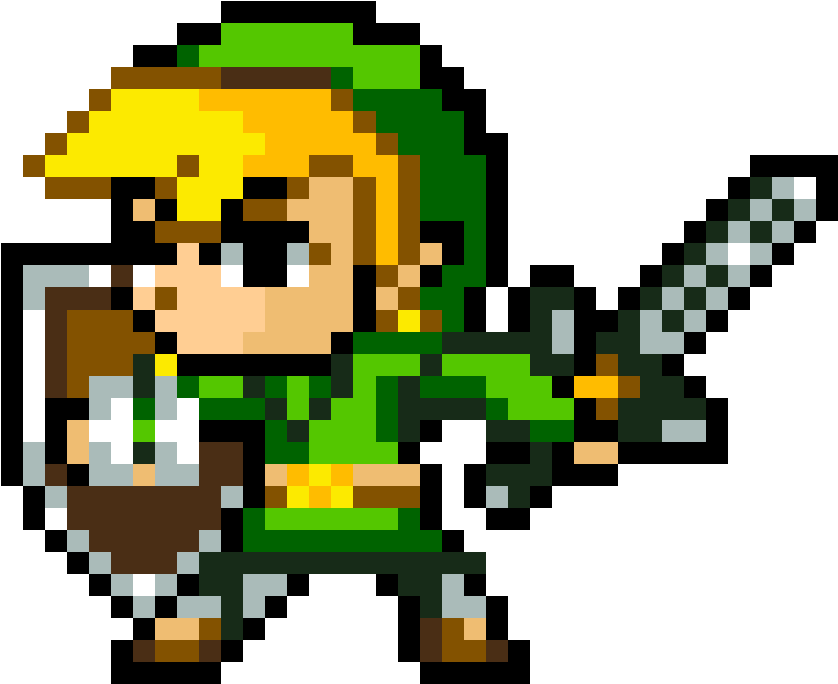 Download Zelda Gif Png - Link Zelda 8 Bit, Transparent Png - vhv