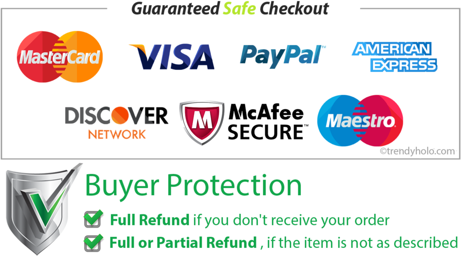 Secure Check Out Instand Download Download Transparent Safe Checkout Png - Guaranteed Safe Checkout Buyer ...